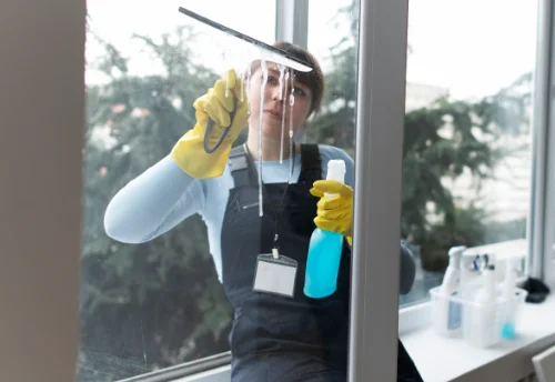 Nettoyage de vitres intérieures et extérieures à Saussay